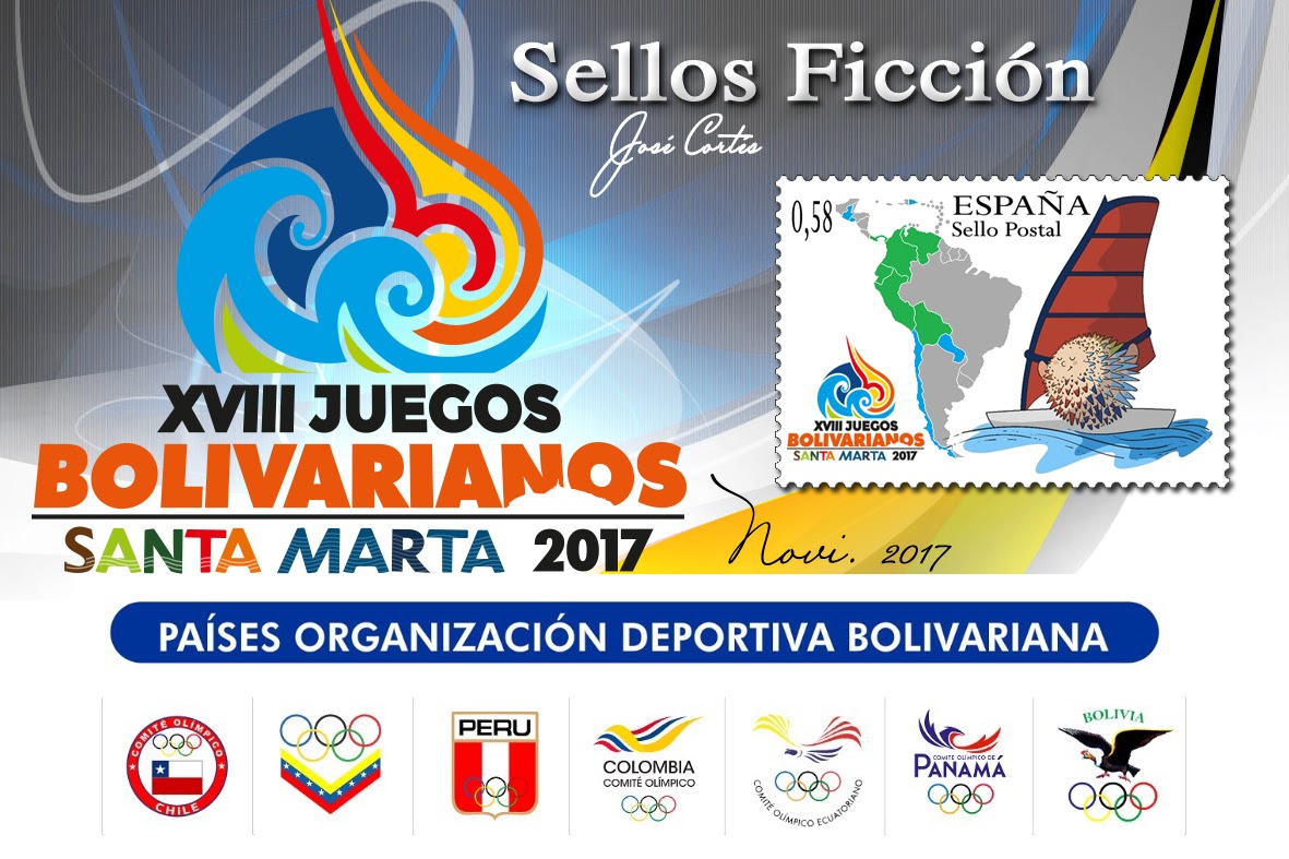 SELLOS FICCIÓN XVIII Juegos Bolivarianos 2017