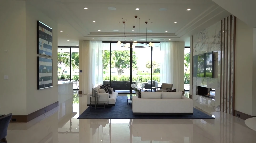 38 Interior Photos vs. 1440 Thatch Palm Dr, Boca Raton, FL Luxury Contemporary House Tour