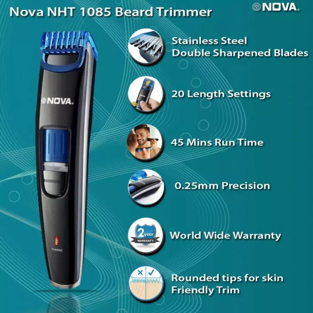 nova nht 1085 trimmer charging time