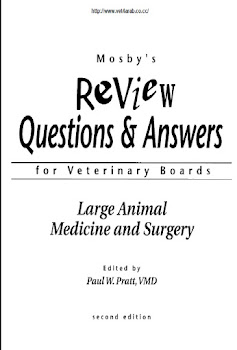 Mosby’s Review Questions & Answers For Veterinary Boards Large Animal Medicine & Surgery 2nd Edition