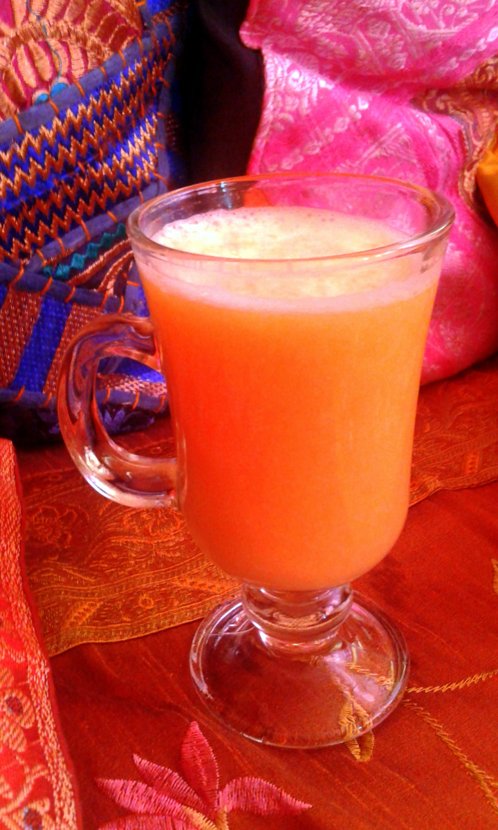 Sok z melona i pomarańczy Kaflowa Kuchnia
