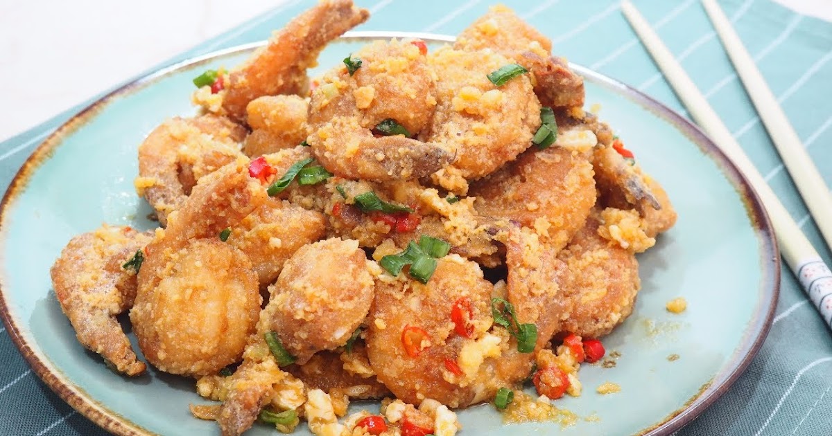 Resep Cara Membuat Udang Goreng Tepung Telur Asin Yang