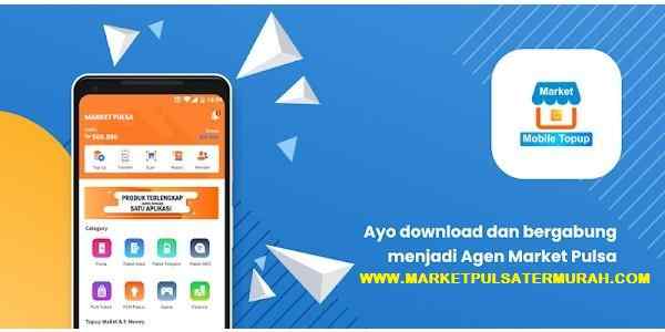 Transaksi Pulsa Via Aplikasi Android MA Mobile Topup Market Pulsa