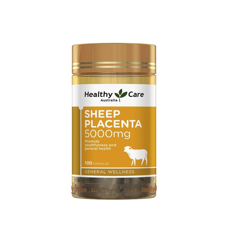 [GIÁ ĐẶC BIỆT] Healthy Care Viên uống nhau thai cừu Sheep Placenta 50g x 100 viên