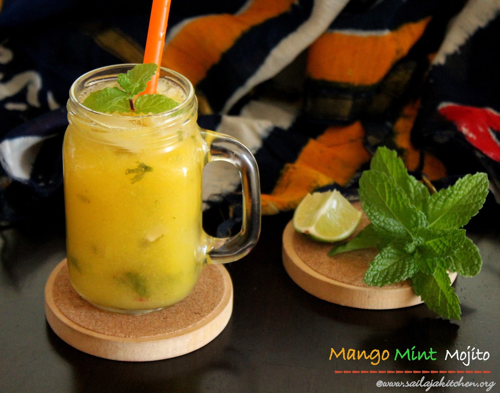 Sailaja Kitchen...A site for all food lovers! Virgin Mango Mint Mojito