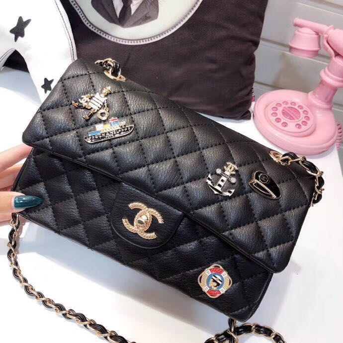WE Do Love Luxury: CHANEL CC CF Handbag Classic Flap Lambskin Sling Bag ...