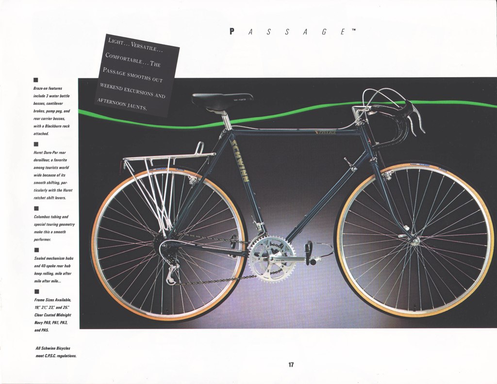 schwinn touring bike vintage