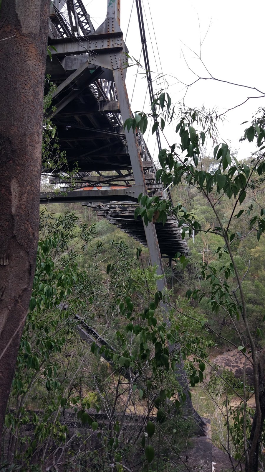 its just my life Maldon Suspension Bridge