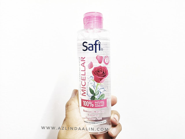 SAFI MICELLAR NATURAL CLEANSING WATER PEMBERSIH MAKE UP TIDAK MEMEDIHKAN MATA SAFI MICELLAR NATURAL CLEANSING WATER PEMBERSIH MAKE UP TIDAK MEMEDIHKAN MATA