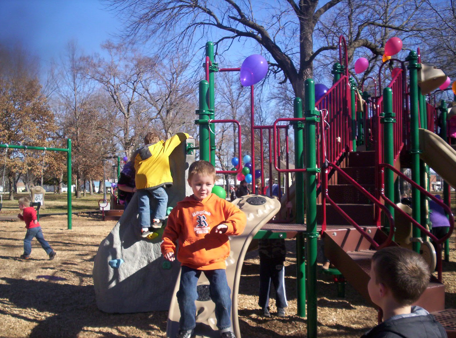 Rich Hill Missouri History Grand Opening for the new Playground Equipment