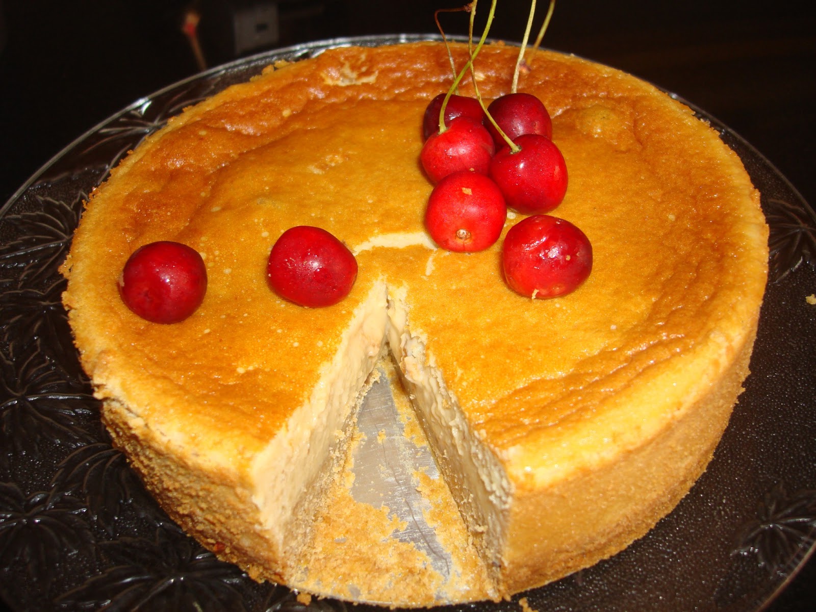 Cooking is my Passion CHERRY JUBILEE CHEESECAKE