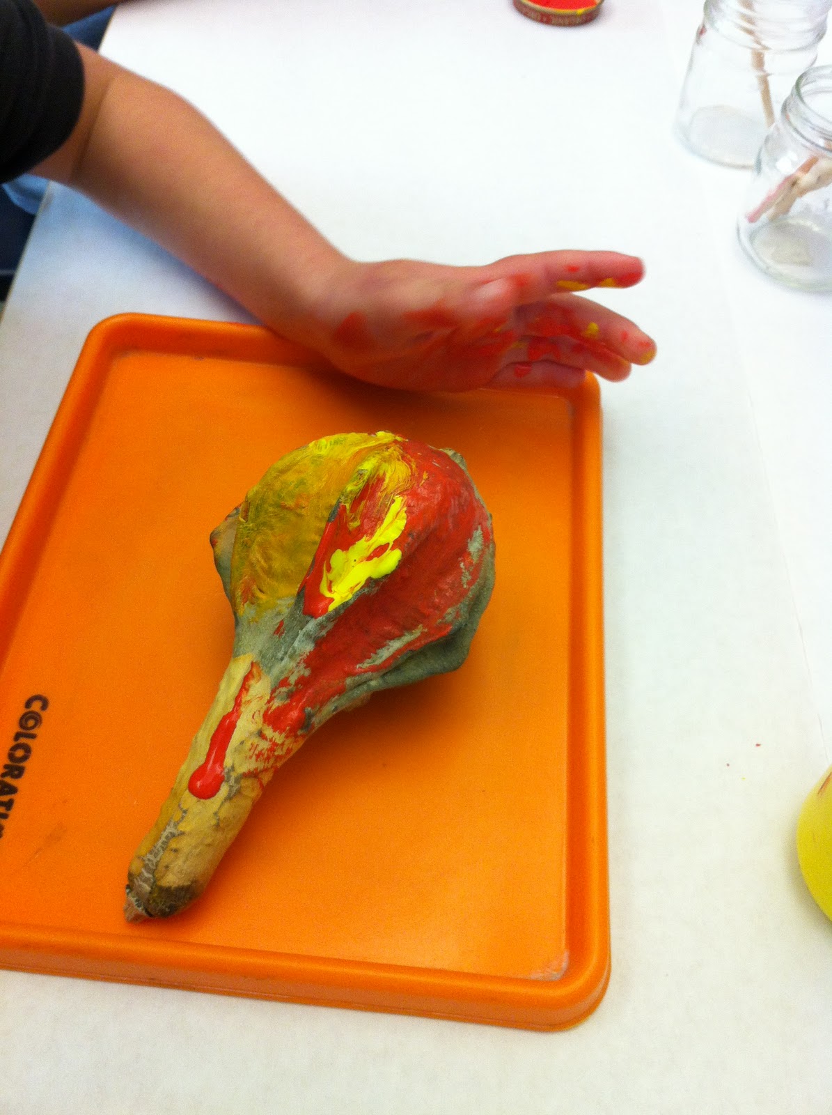 I Work for Kids: Painting Gourds