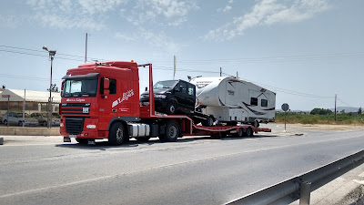 5th wheel caravan recovery and repair, Spain