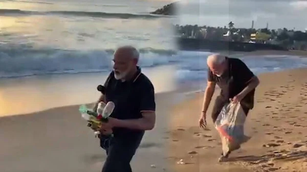 Watch: PM Modi Goes Plogging On Mamallapuram Beach Before Meet With Xi, Chennai, News, Politics, Lifestyle & Fashion, Video, Prime Minister, Narendra Modi, Twitter, National