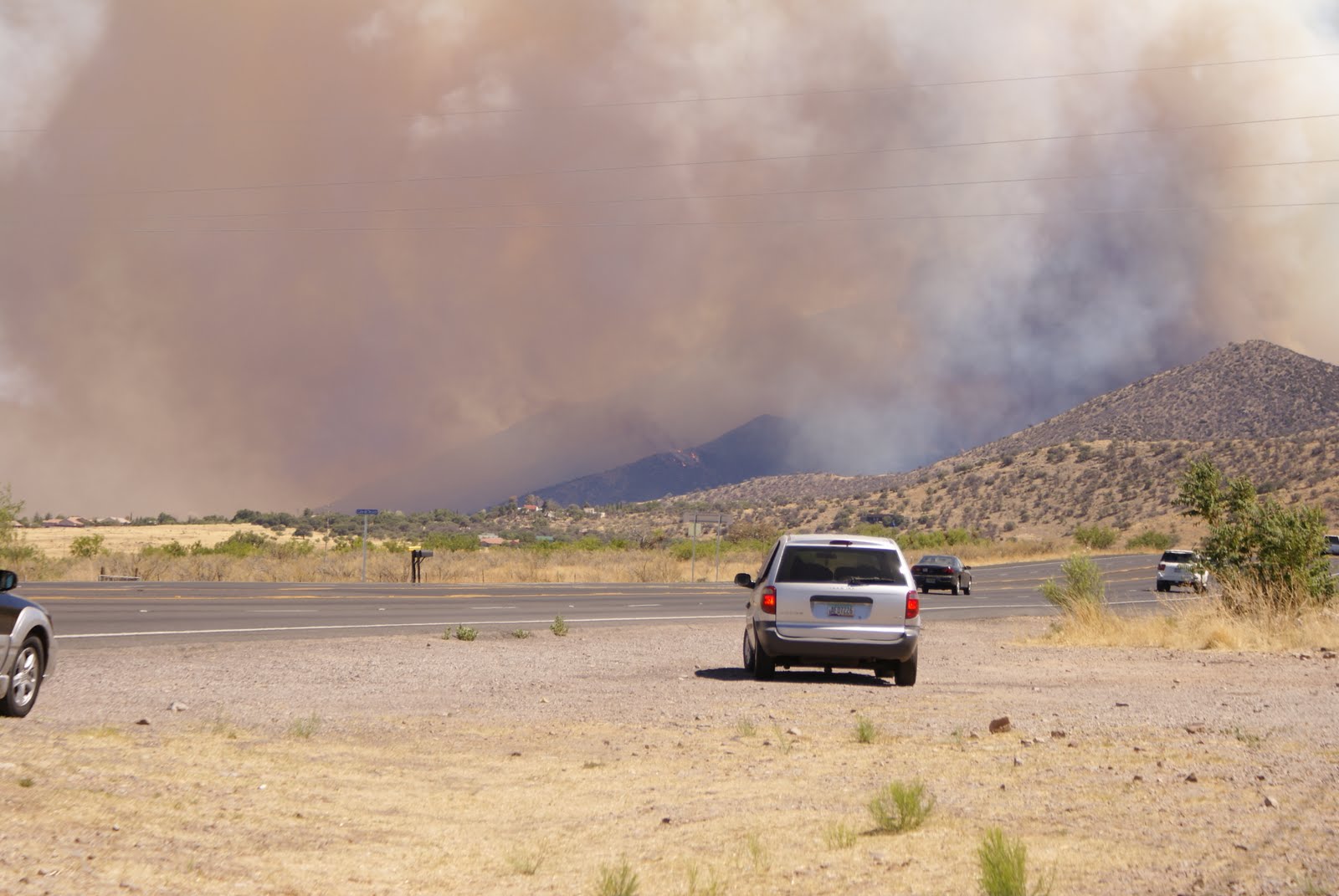 Mommy Fabulous Fire near Ft. Huachuca.