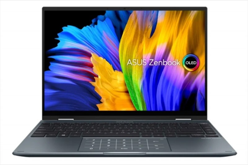 Laptop Asus Zenbook UP5401ZA-KN101W (i7-12700H/16GB RAM/512GB/14″WQ+OLED/Win 11/Xám), My Pham Nganh Toc