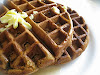 Pumpkin Gingerbread Waffles