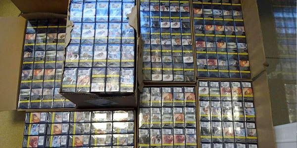 Peste 2.000 de pachete cu țigări, ascunse într-un autocamion, descoperite la P.T.F. Calafat