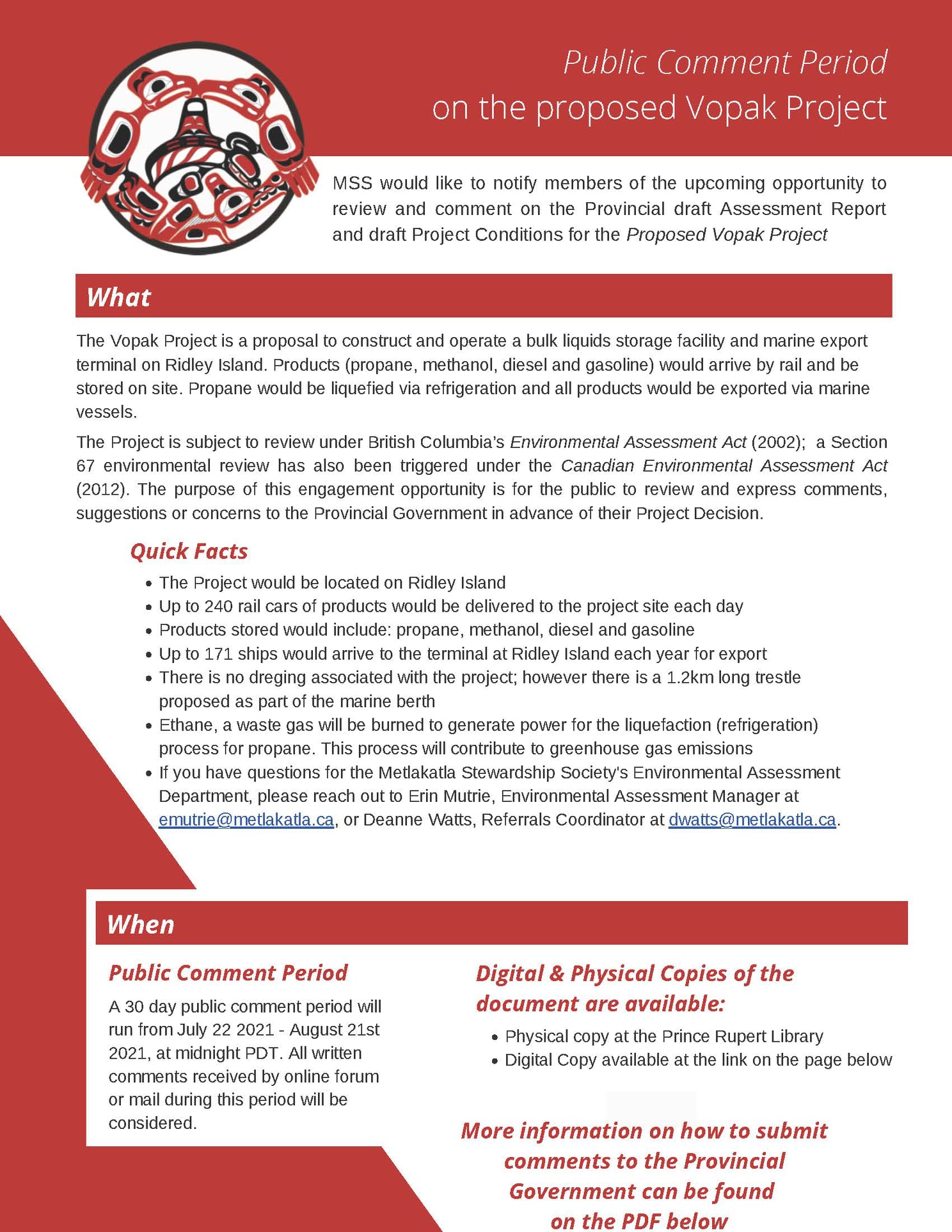 North Coast Review Metlakatla Stewardship Society highlights current