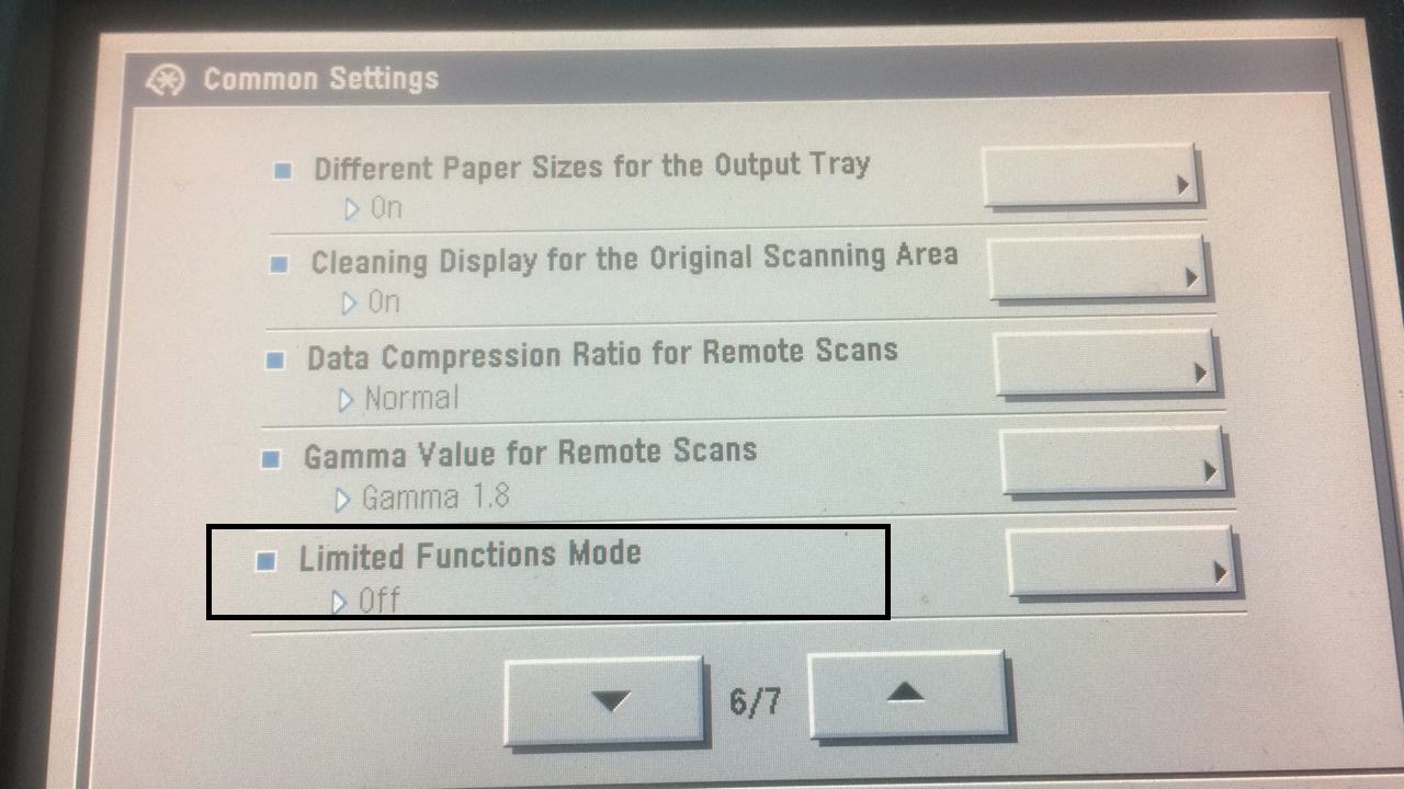 Mengatasi Pesan finisher cannot be used pada layar utama. Pesan Copy