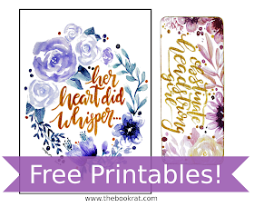 free printables, free bookmarks, free wall art, printables, jane austen, jane austen printables, pride and prejudice, pride and prejudice printables, pride and prejudice quotes, watercolor wall art, word art, quote art, hand lettering, austen in august, the book rat, book rat misty