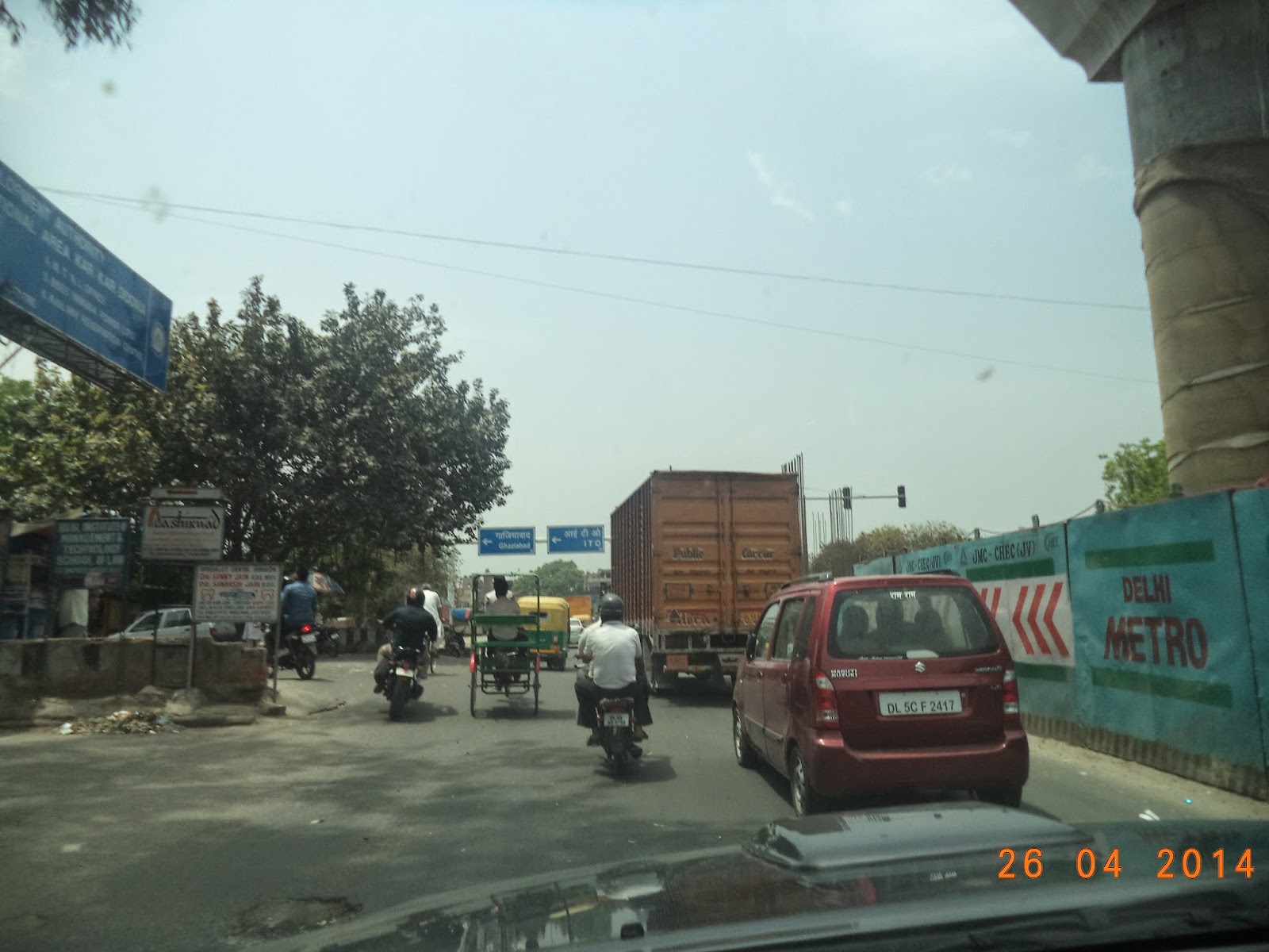 Shahdra Yamuna Paar Delhi jagatpuri to vishwas nagar