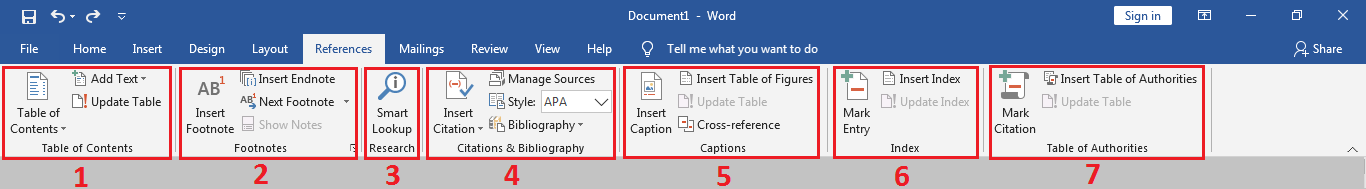 Fungsi Menu Bar pada Microsoft Word 2016