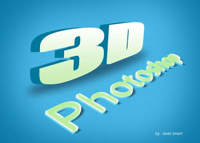 Membuat Tulisan 3D Dengan Photoshop 17 Membuat Tulisan 3D Dengan Photoshop 17