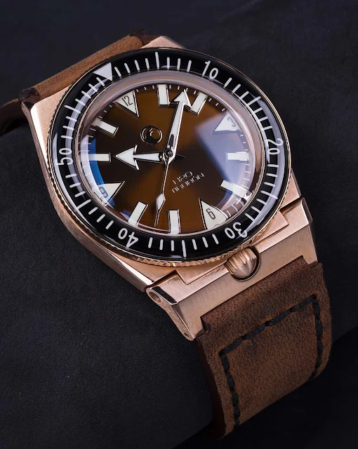 H2O Watch - H2O Tiburon Bronze with Black Dial