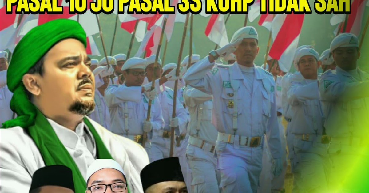 Eksepsi PH IB HRS: Penerapan Pasal UU Ormas Dan Pasal 10 Jo Pasal 35