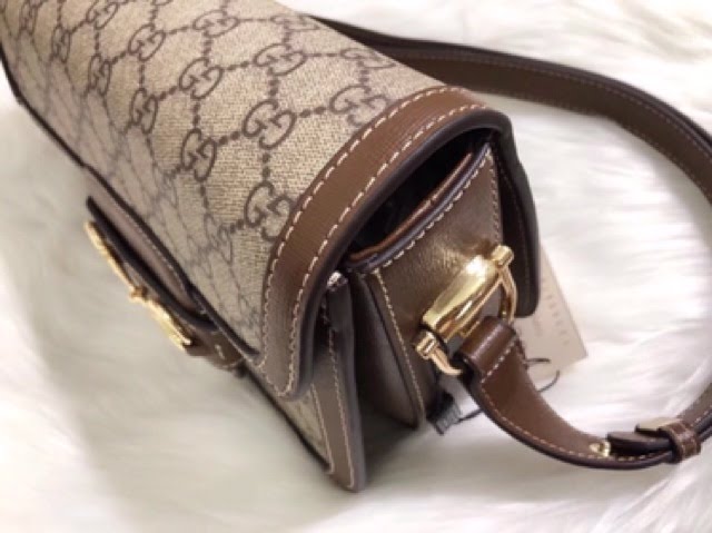 Túi Đeo Chéo Viền Nâu MS034