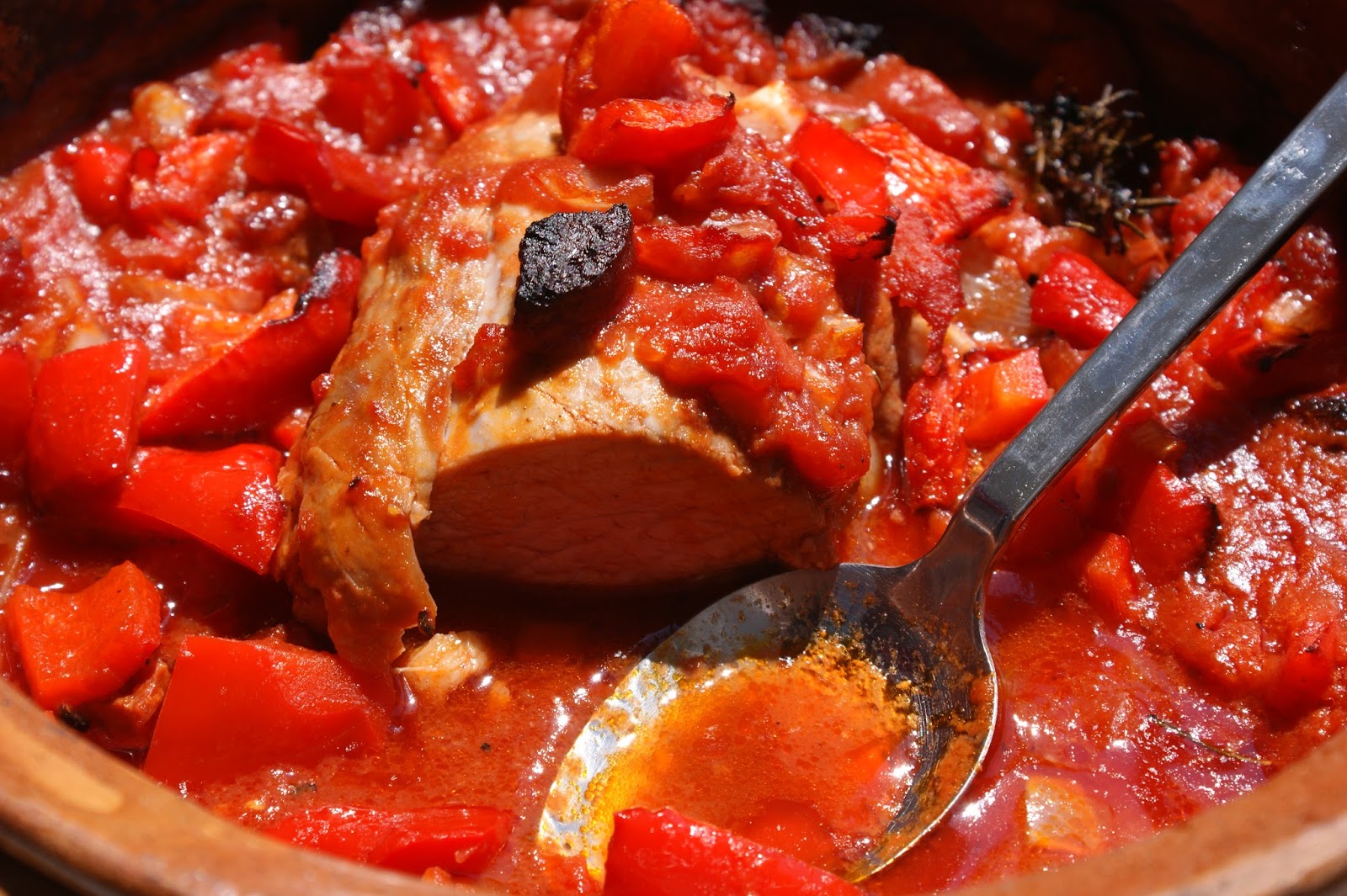 Afternoon Tea: Filet mignon de porc aux poivrons et chorizo