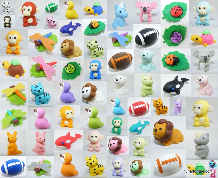 Fun Art Online Iwako Japanese Erasers FREE Delivery (valid for UK