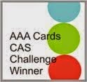 I won at AAA cards challenge