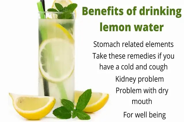 Benefits of drinking Lemon water 