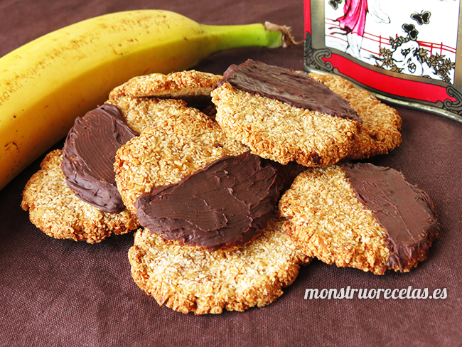 Galletas de avena, plátano y coco, con sólo 3 ingredientes - El Monstruo de  las Recetas