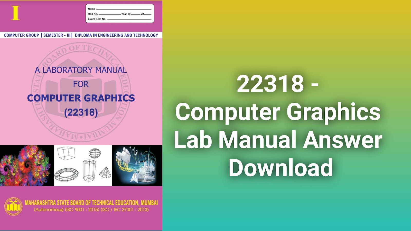 22318 Computer Graphics Lab Manual Answer Download