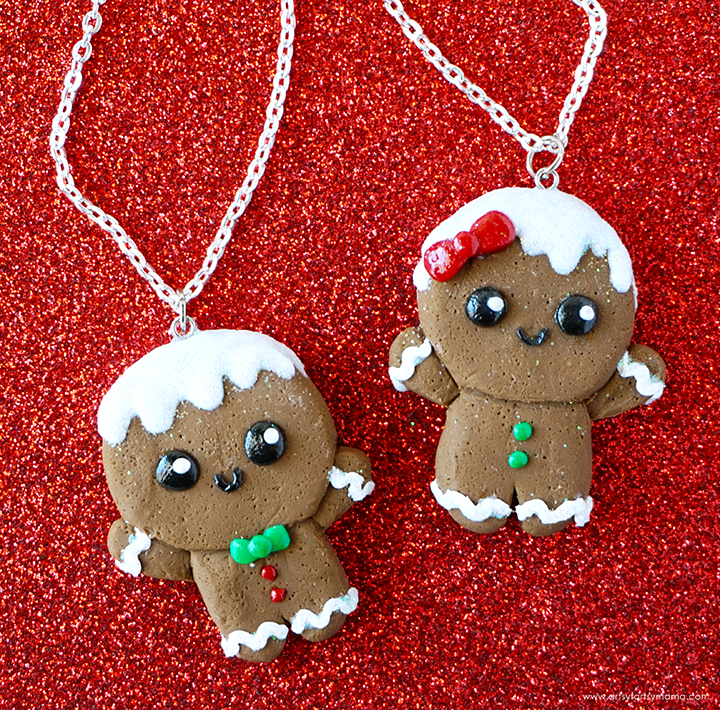 Clay Gingerbread Man Charm