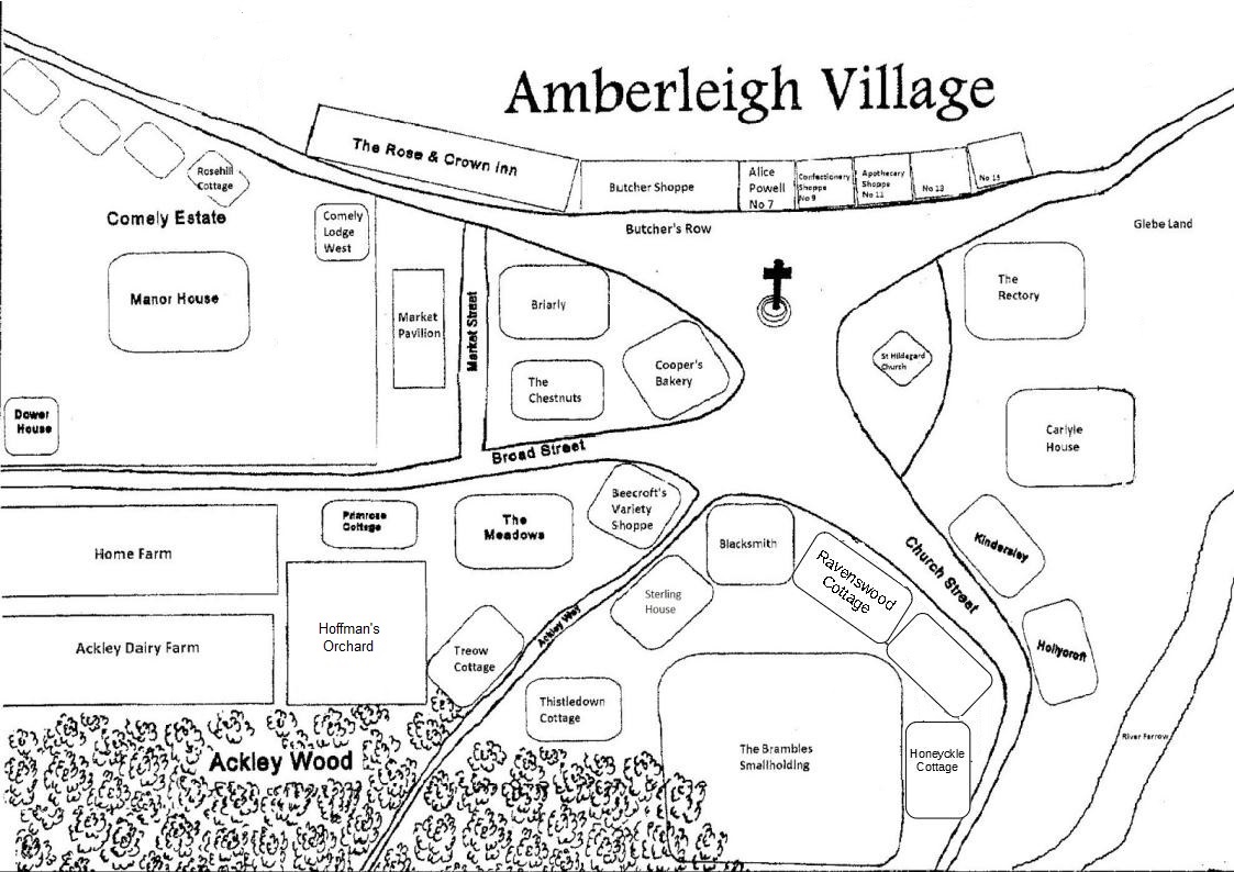 to Amberleigh Village Map of Amberleigh