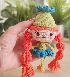 PATRON GRATIS MUÑECA DUENDE AMIGURUMI 45377