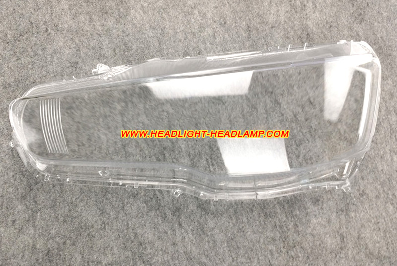 Headlight Headlamp Parts 20072016 Mitsubishi Lancer Evolution EVO X Headlight Lens Cover