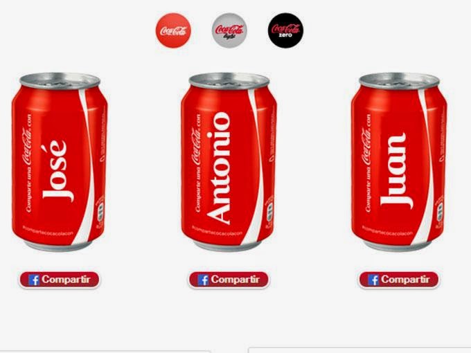 UpWorlds NOMBRES QUE ESTAN EN LAS LATAS COCACOLA EN MEXICO UpWorlds NOMBRES QUE ESTAN EN LAS LATAS COCACOLA EN MEXICO