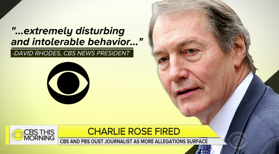 Three Cbs Employees Accuse Charlie Rose Of Sexual Harassment The Elder Statement