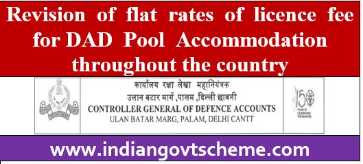 Revision  of  flat  rates  of  licence  fee