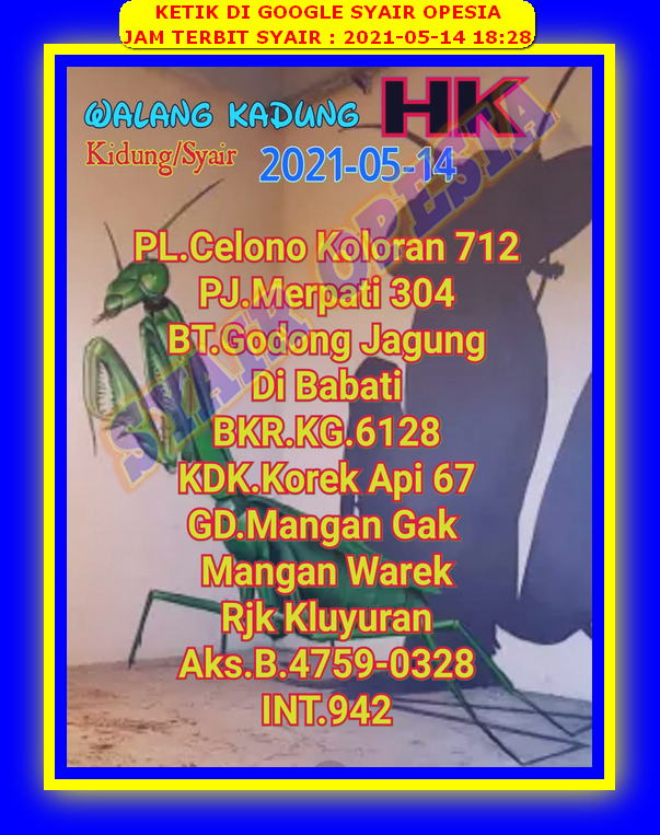 PREDIKSI HK MALAM INI