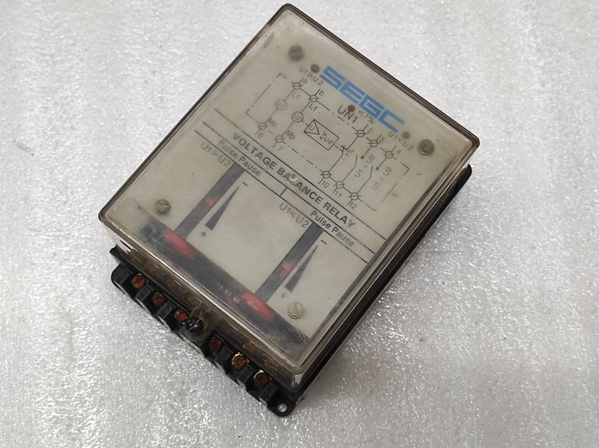 SEGC UN1230 VOLTAGE BALANCE RELAY 94050051