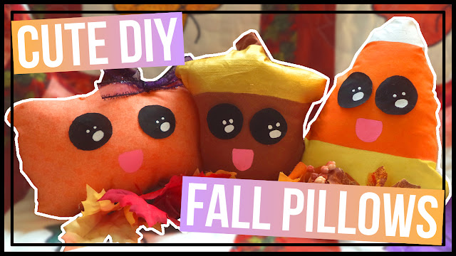 3 Cute DIY Fall No Sew Pillows