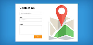 Cara mudah membuat menu Layanan Contact Us simple dan keren di Blogger