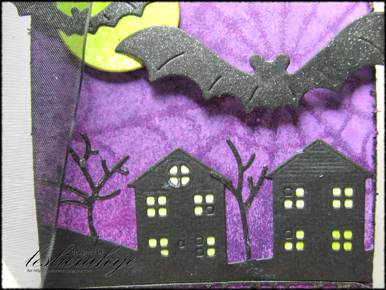 Glittery Wings and Layered Halloween Things Cheery Lynn Designs