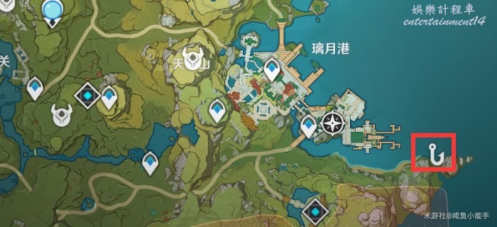 原神 (Genshin Impact) 釣魚地點與技巧分享